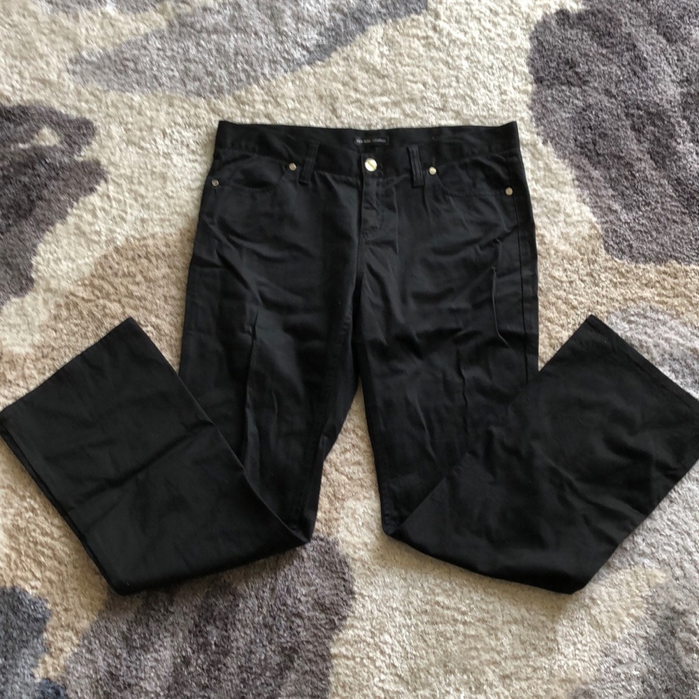 Black New York & Co pants with straight leg fit